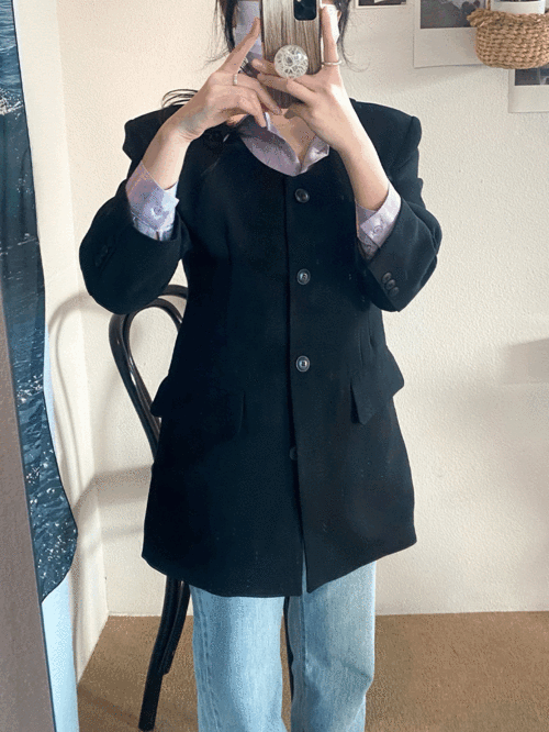 겐트 노카라 스탠다드 라인 자켓 (2color)